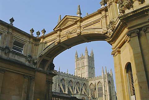 Bath Abbey, Bath, Avon, England, UK