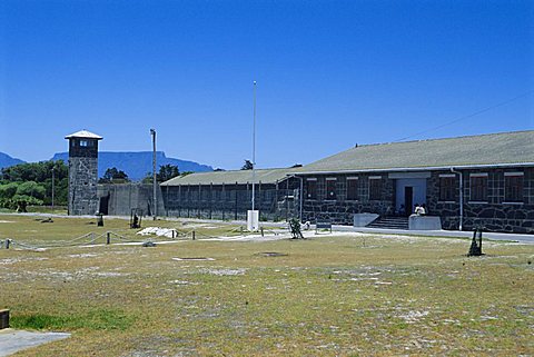 Robben Island Prison where Nelson Mandela was imprisoned, now a museum, Cape Town, South Africa