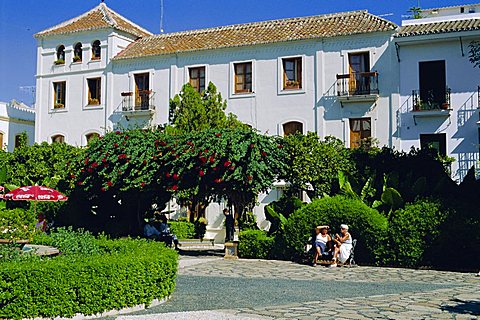 Plaza las Flores, Estepona, Andalucia, Spain