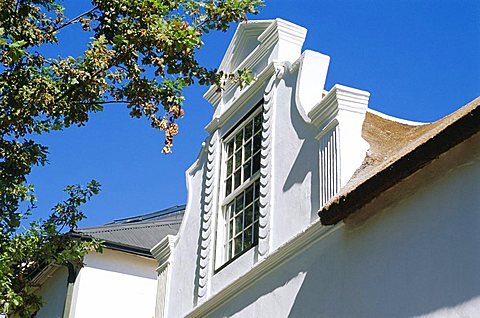 Cape Dutch architecture, early 19th c. Stellenbosch, South Africa