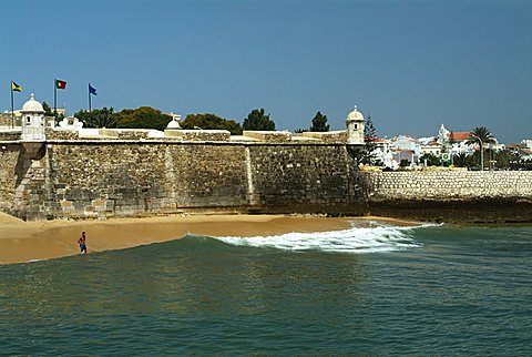 Fortaleza da Ponta da Bandeira, Lagos, Algarve, Portugal, Europe