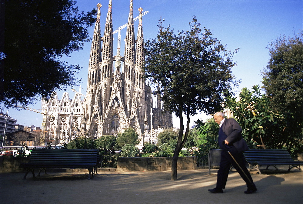 Sagrada Familia cathedral, Barcelona, Catalonia, Spain, Europe