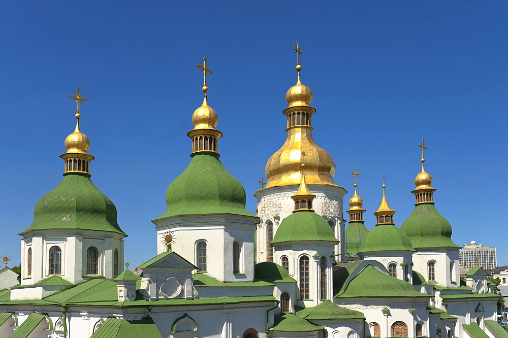 St. Sophia Cathedral Complex, UNESCO World Heritage Site, Kiev, Ukraine, Europe