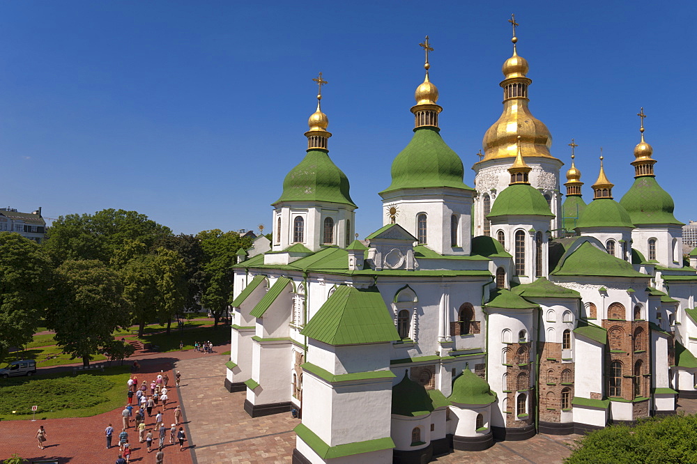 St. Sophia Cathedral Complex, UNESCO World Heritage Site, Kiev, Ukraine, Europe