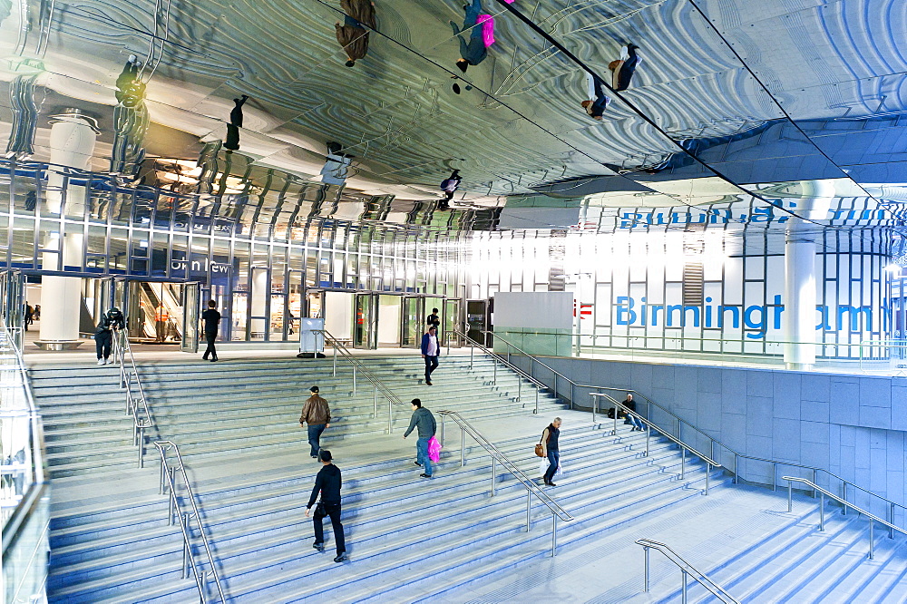 View of New Street Station, Birmingham, West Midlands, England, United Kingdom, Europe