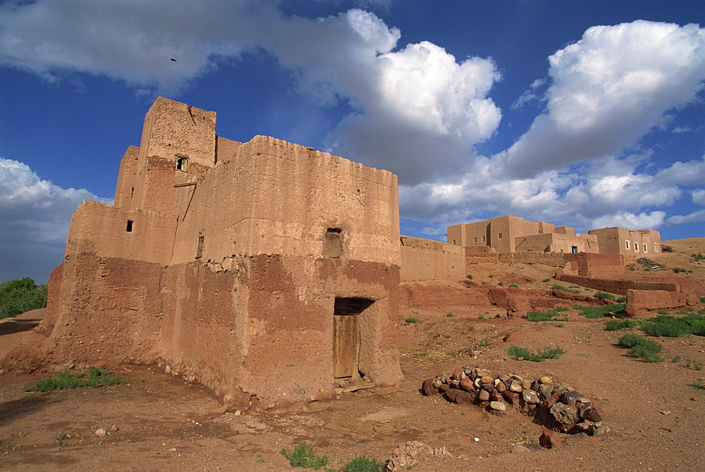 Exterior of buildings in Imassine village, Morocco, North Africa, Africa