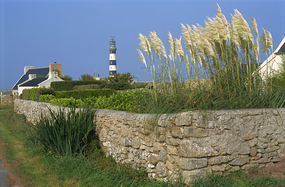 Landscape around Creac'h lighthouse, Ouessant Island, Finistere, Brittany, France, Europe