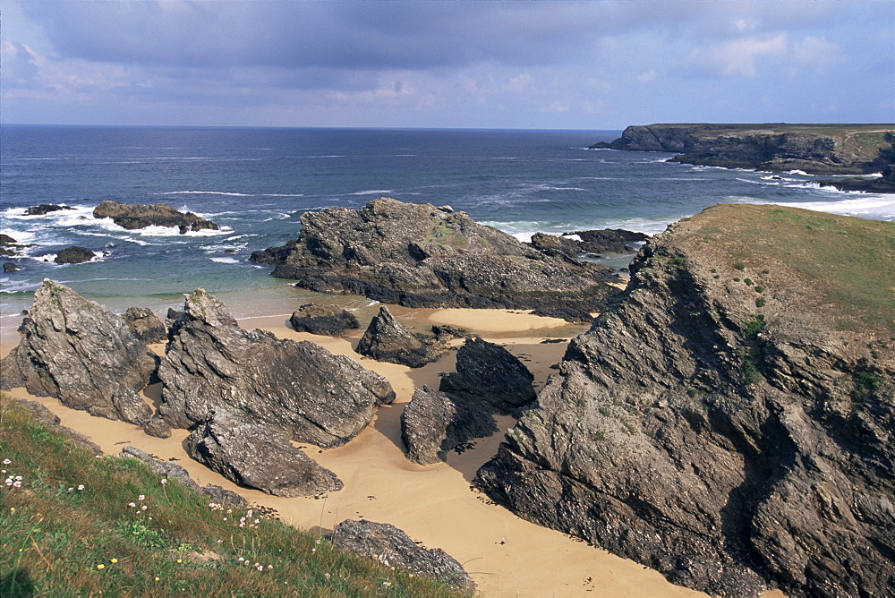 Plage de Donnant, Belle Ile en Mer, Brittany, France, Europe