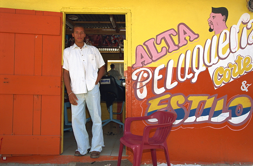 Hairdressers, San de Macoris, Dominican Republic, West Indies, Central America