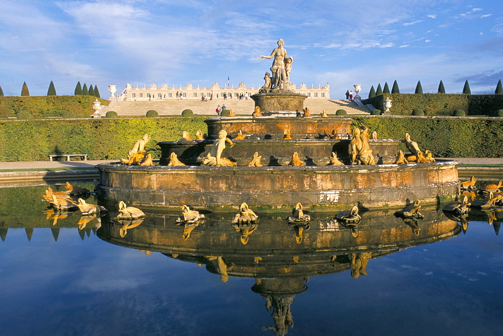 Bassin Latone, Chateau of Versailles, UNESCO World Heritage Site, Les Yvelines, France, Europe