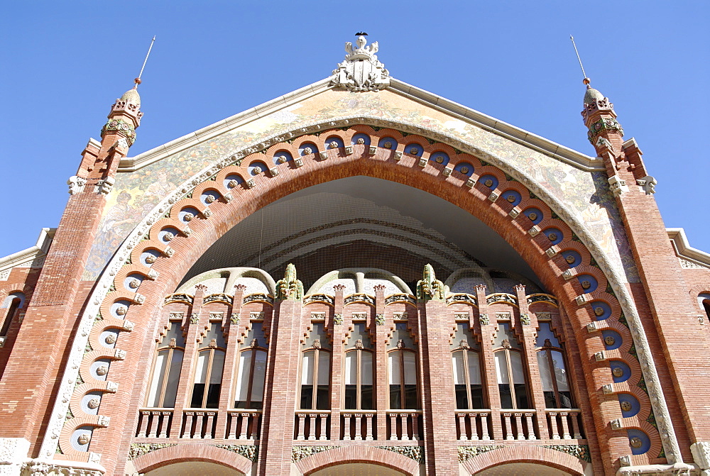 Mercado de Colon in art nouveau style, Valencia, Spain, Europe