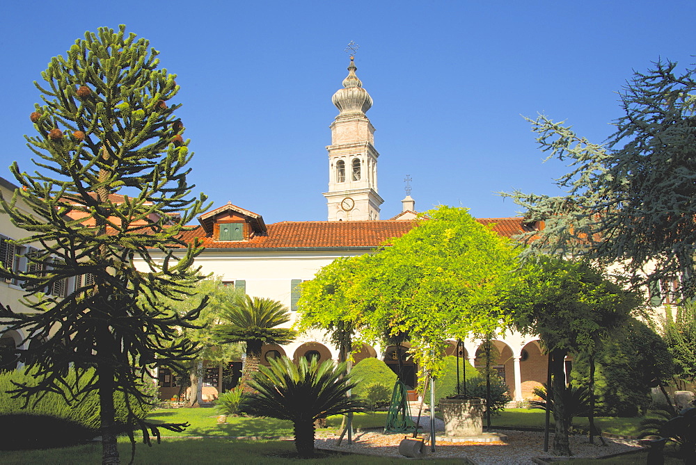 Armenian Monastery, San Lazzaro degli Armeni, and gardens, Venice, UNESCO World Heritage Site, Veneto, Italy, Europe