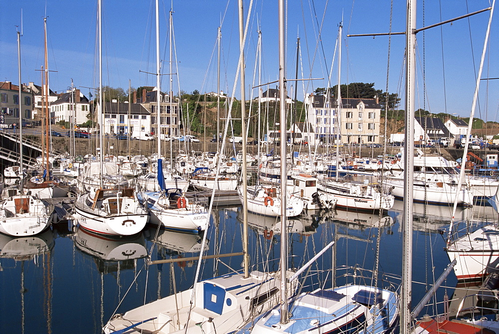 Tudy harbour, Ile de Groix, Brittany, France, Europe