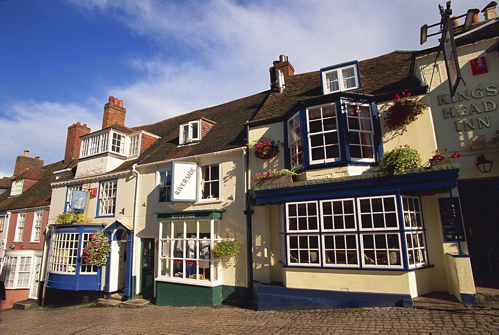 Quay Lane after the storm, Lymington, Hampshire, England, United Kingdom, Europe