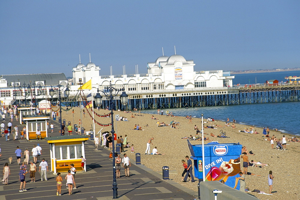 Pier and Promenade, Southsea, Hampshire, England, United Kingdom, Europe