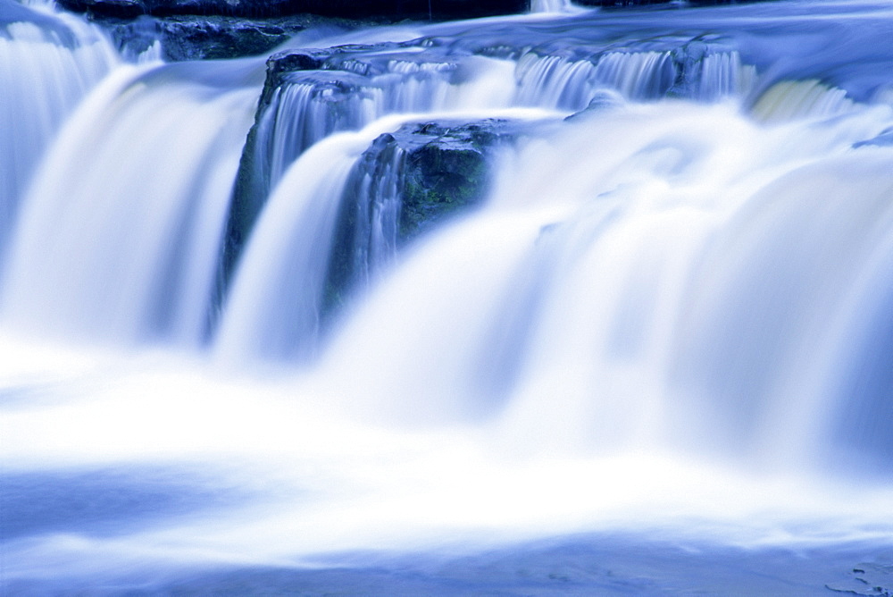 Upper Falls, Aysgarth, Wensleydale, Yorkshire, England, United Kingdom, Europe