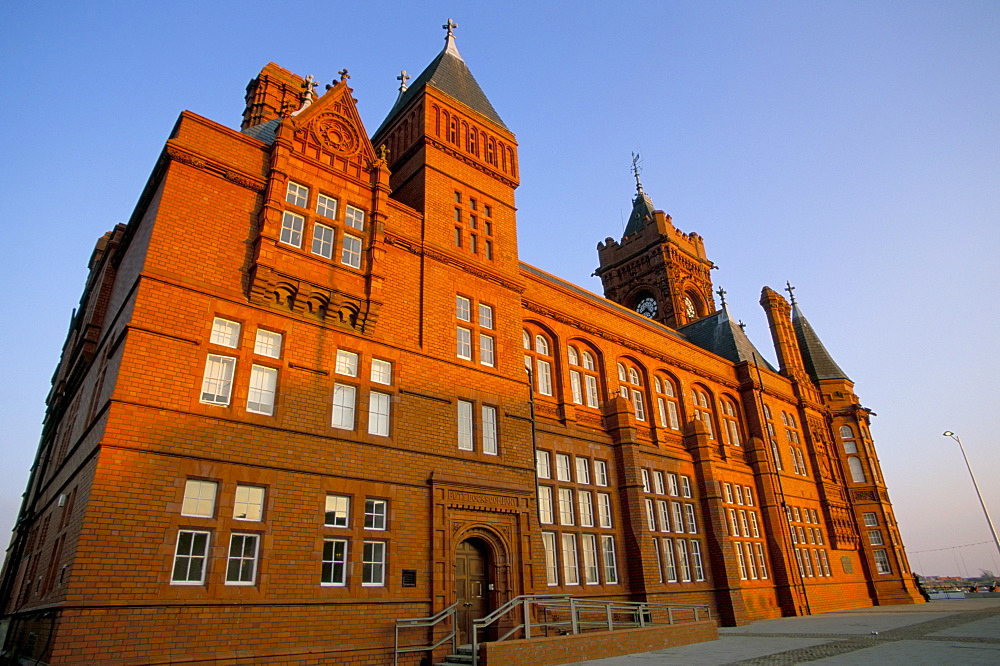 Pierhead building, Cardiff Bay, Cardiff, Wales, United Kingdom, Europe