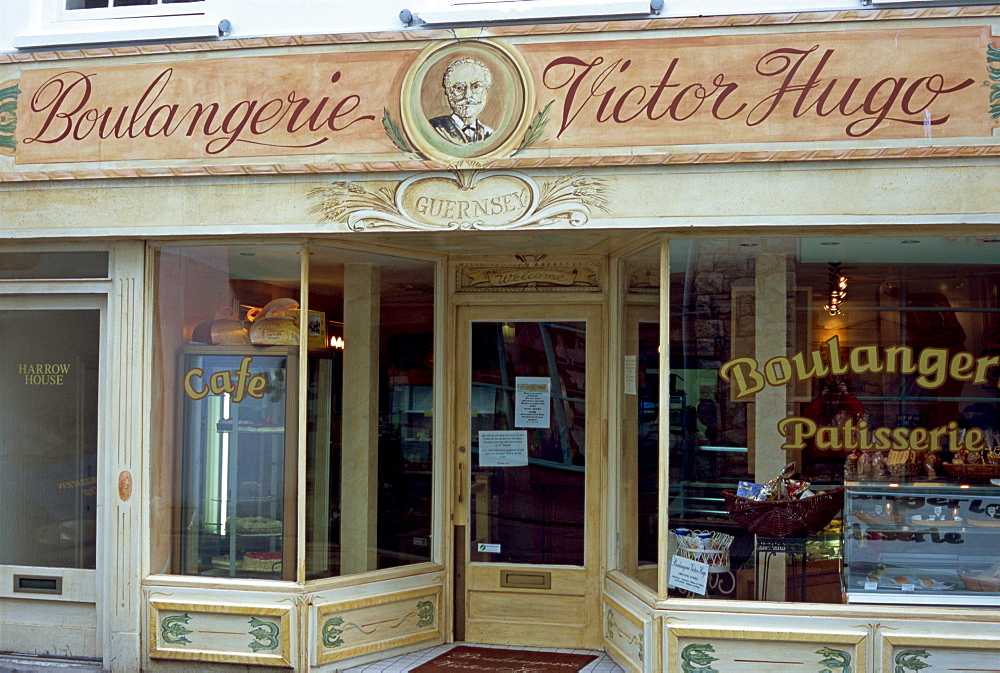 Boulangerie Victor Hugo, St. Peter Port, Guernsey, Channel Islands, United Kingdom, Europe