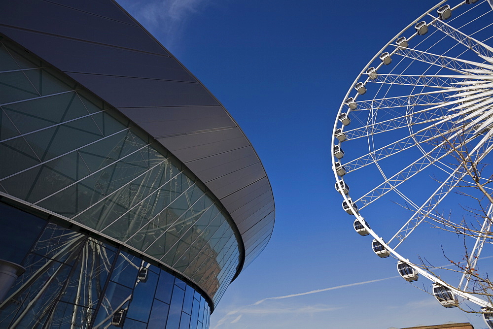 The Big Wheel outside the Echo Arena and Convention Centre, Liverpool, Merseyside, England, United Kingdom, Europe