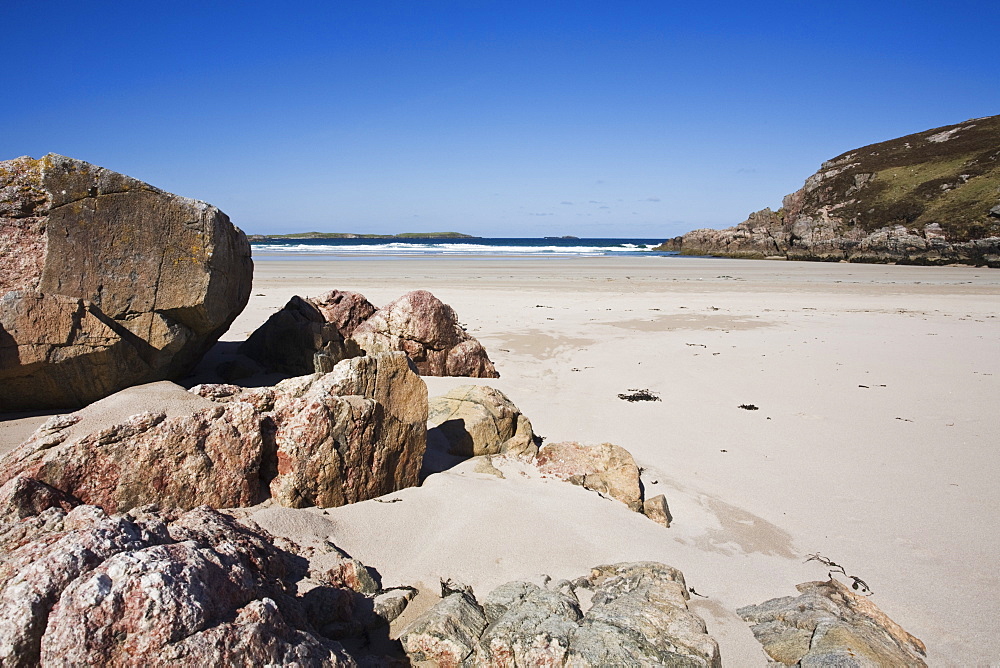 Ceannabeinne Bay, near Durness, Sutherland, Scotland, United Kingdom, Europe