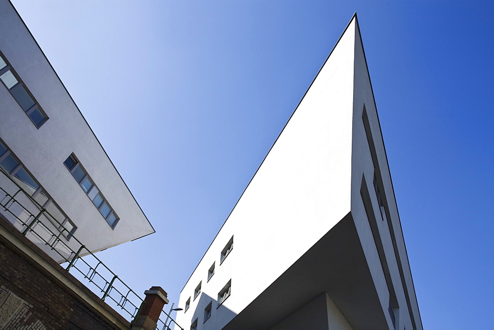 Zaha Hadid designed apartments, Spittelau, Vienna, Austria, Europe