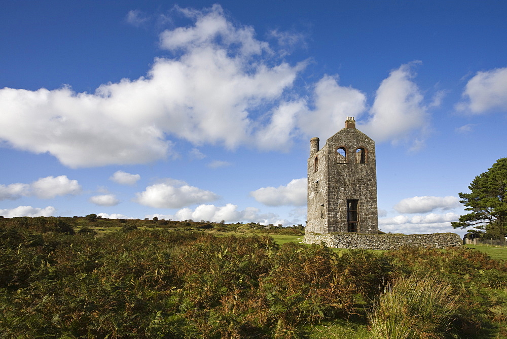 Houseman's Engine House, Minions, Bodmin Moor, Cornwall, England, United Kingdom, Europe