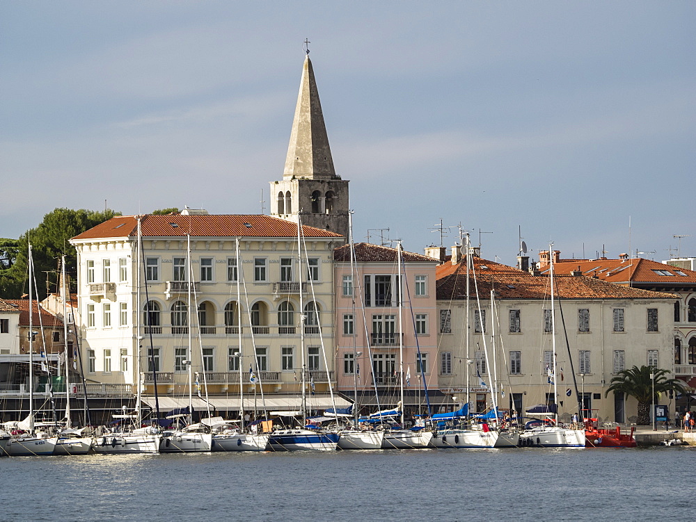 Harbourfront at Porec, Istria, Croatia, Europe