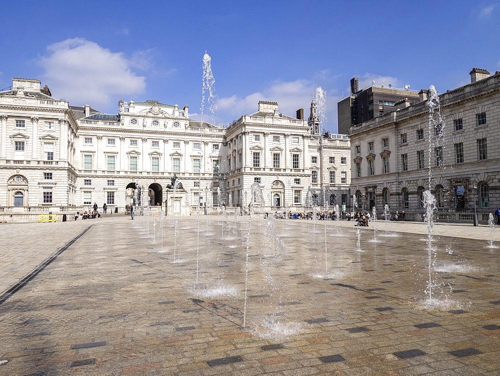 Fountain Court, Somerset House, London, England, United Kingdom, Europe