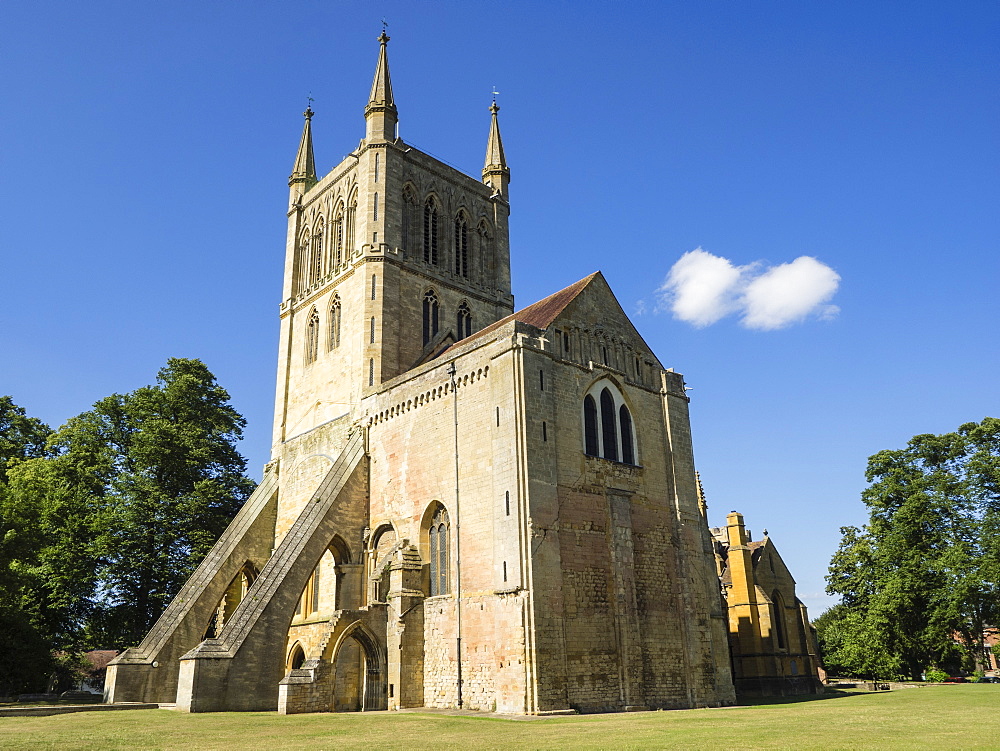 Pershore Abbey, Pershore, Worcestershire, England, United Kingdom, Europe