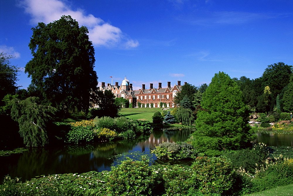 Gardens and Sandringham House, Sandringham, Norfolk, England, United Kingdom, Europe