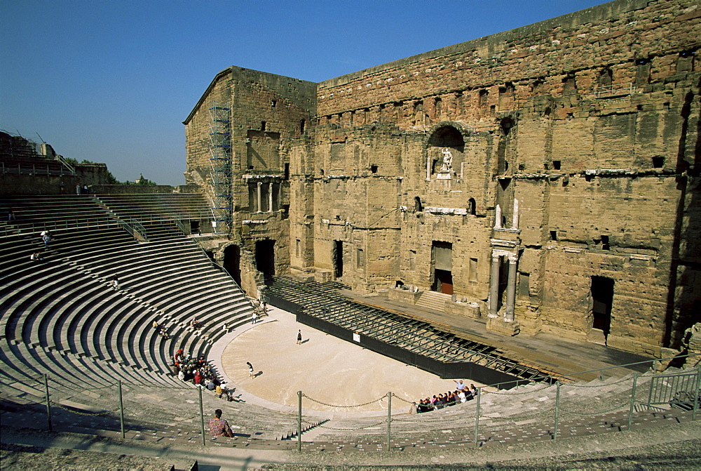 Roman Theatre (Theatre Antique), Orange, UNESCO World Heritage Site, Vaucluse, Provence, France, Europe