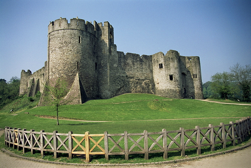 Chepstow Castle, Monmouthshire, Wales, United Kingdom, Europe