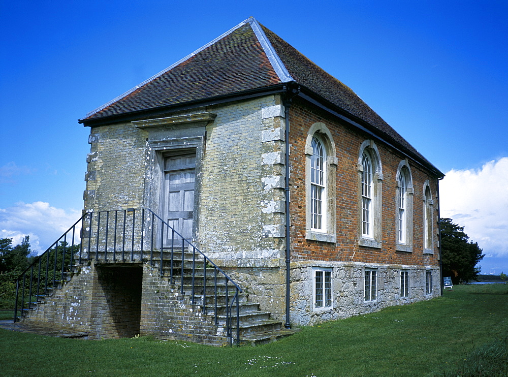 Old Town Hall, owned by National Trust, dating from circa 1700, Newtown, Isle of Wight, England, United Kingdom, Europe