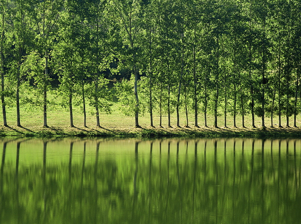 River Lot near Entraygues, Midi Pyrenees, France, Europe