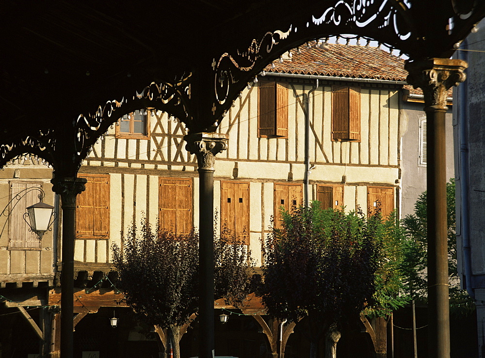 Village of Mirepoix, Arege, Midi Pyrenees, France, Europe