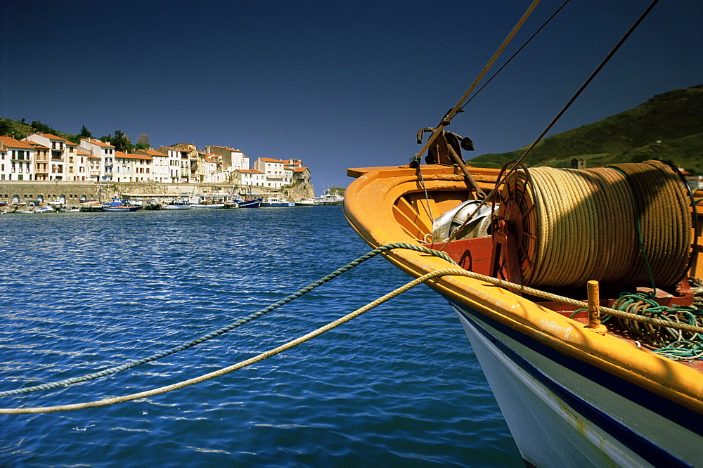 The harbour, Port Vendres, Languedoc Roussillon, France, Europe