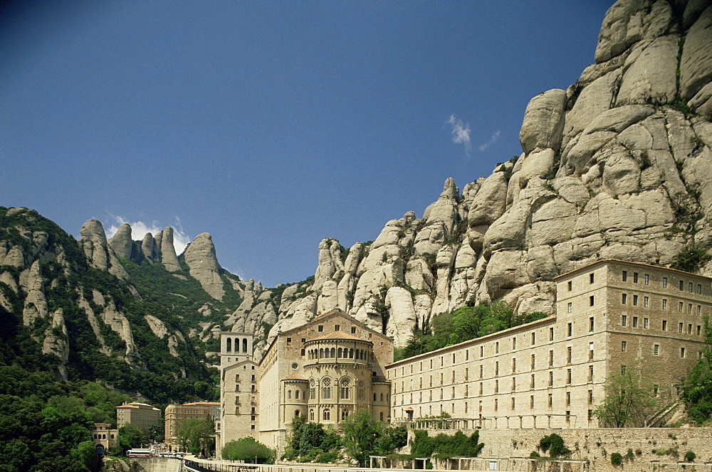 Monastery of Montserrat, near Barcelona, Catalonia, Spain, Europe