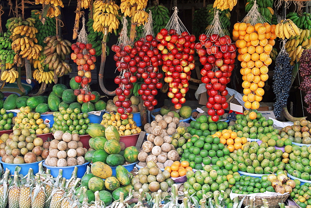 Fruit stall near Colombo, Sri Lanka, Asia