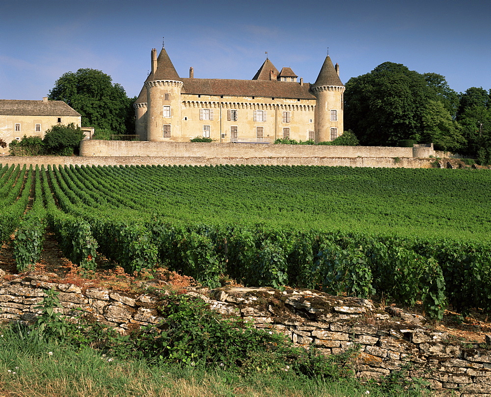 Chateau de Rully, near Chalon sur Soane, Bourgogne (Burgundy), France, Europe