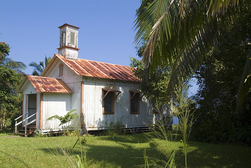 Typical church, Island of Hawaii (Big Island), Hawaii, United States of America, North America