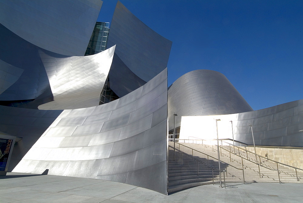 Walt Disney Concert Hall, part of Los Angeles Music Center, Frank Gehry architect, downtown, Los Angeles, California, United States of America, North America