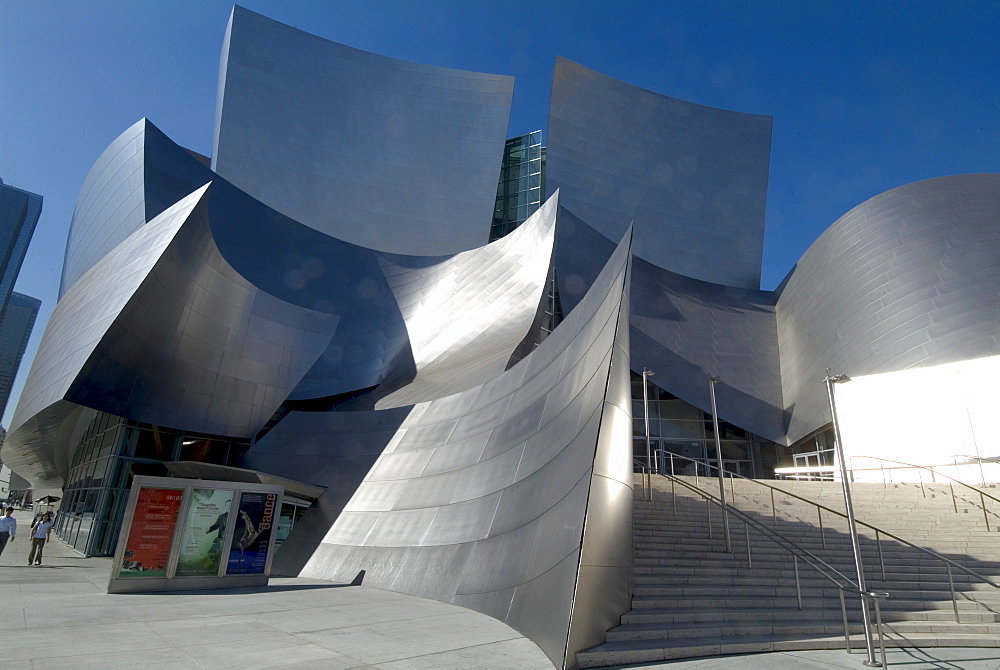 Walt Disney Concert Hall, part of Los Angeles Music Center, Frank Gehry architect, downtown, Los Angeles, California, United States of America, North America