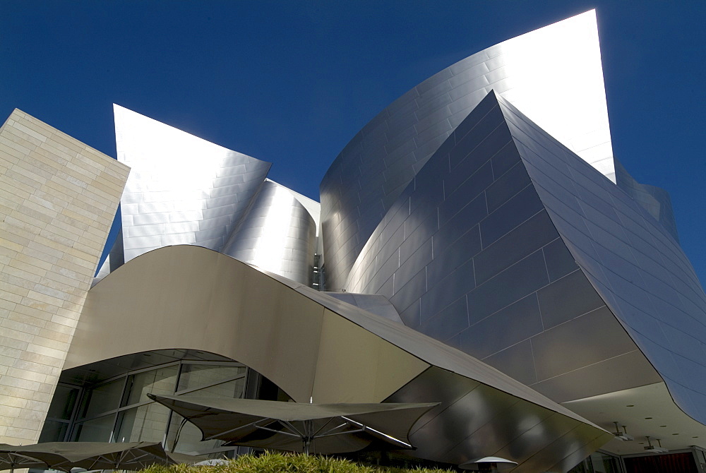 Walt Disney Concert Hall, part of Los Angeles Music Center, Frank Gehry architect, downtown, Los Angeles, California, United States of America, North America