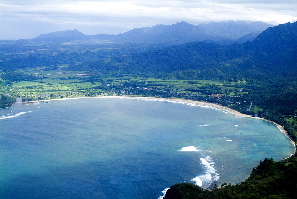 Hanalei Bay, Kauai, Hawaii, United States of America, Pacific, North America