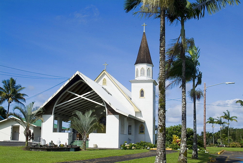 Sacred Heart Catholic Church, Pahoa, Island of Hawaii (Big Island), Hawaii, United States of America, North America