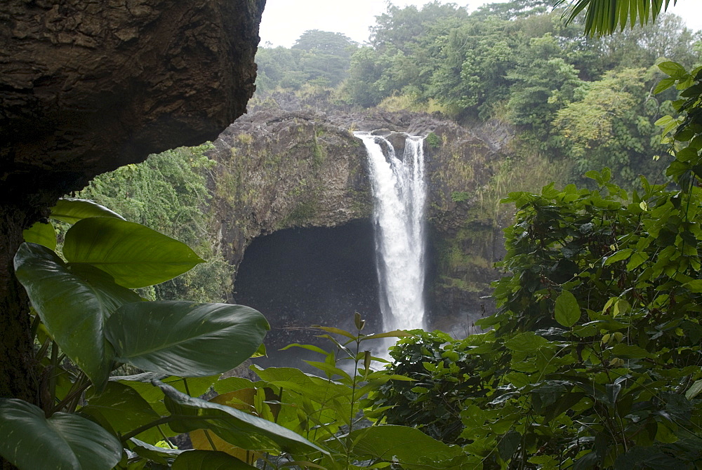 Rainbow Falls, near Hilo, Island of Hawaii (Big Island), Hawaii, United States of America, North America