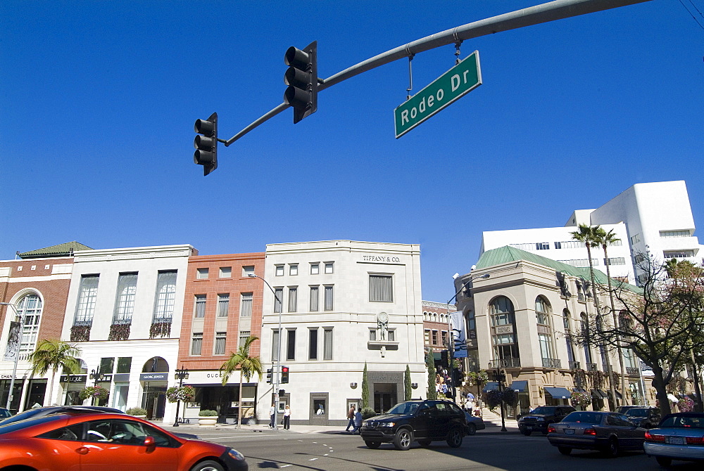 Rodeo Drive, Beverly Hills, California, United States of America, North America