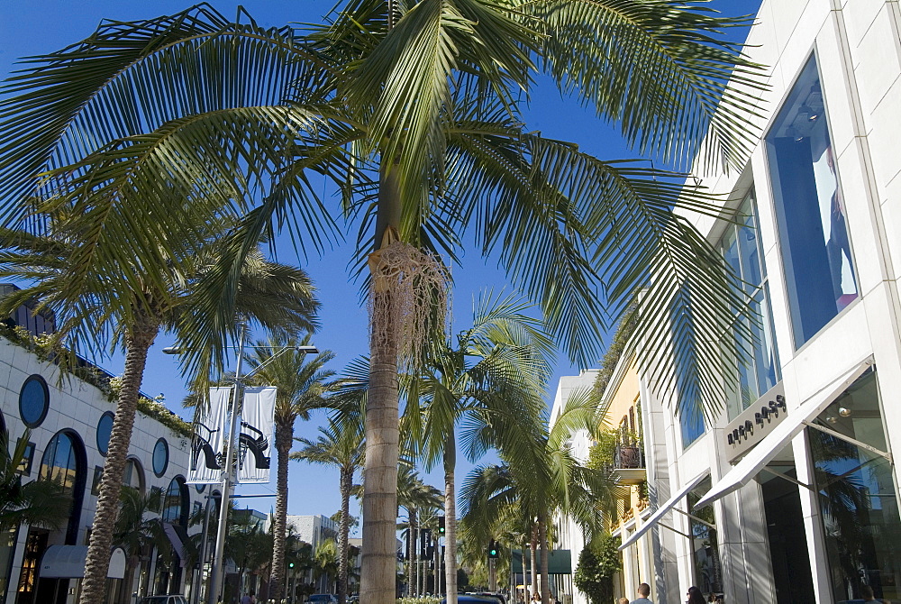 Rodeo Drive, Beverly Hills, California, United States of America, North America