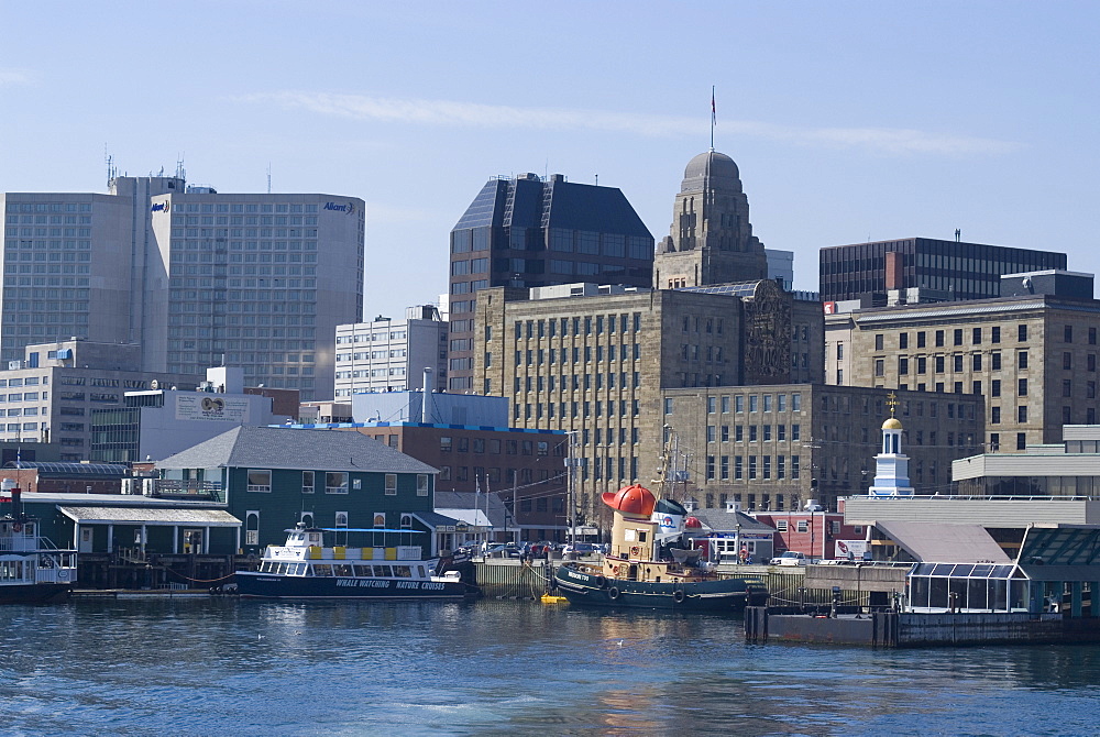 City view from harbour, Halifax, Nova Scotia, Canada, North America