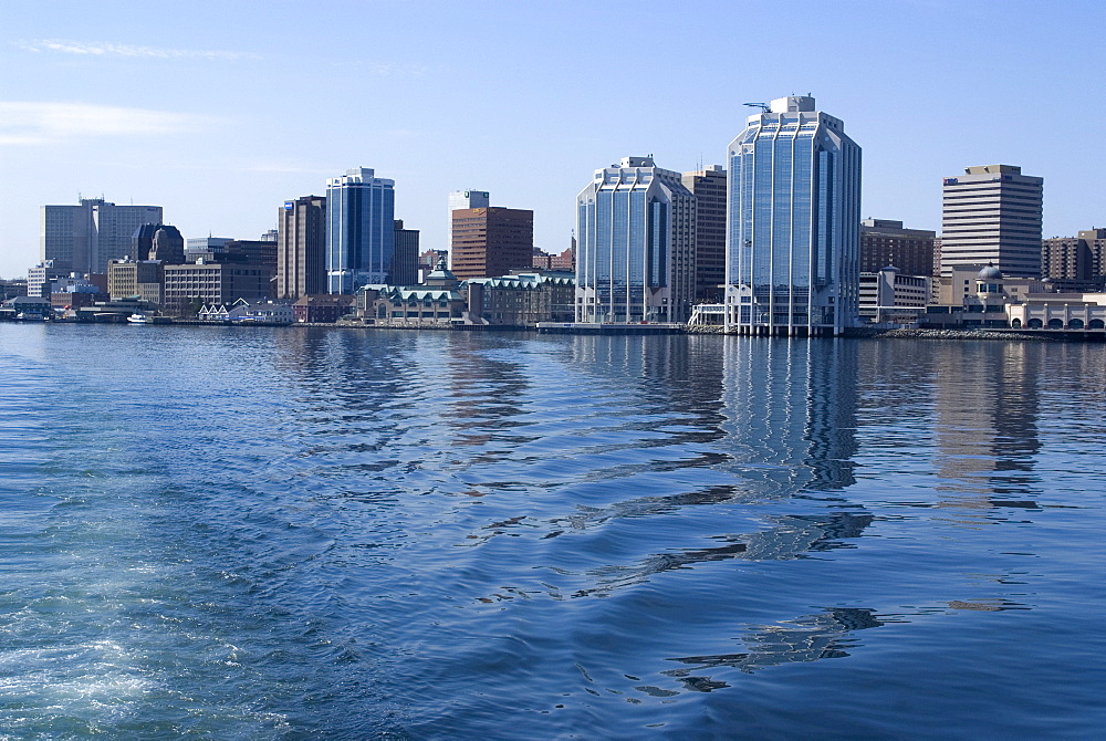 City view from harbour, Halifax, Nova Scotia, Canada, North America